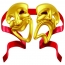 Golden Theatre Masks