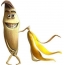 Funny banán