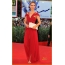 Natalie Portman in einem roten Kleid