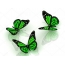 Green butterflies