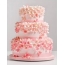 كعكة الزفاف الوردي