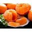 Tangerines kwenye sahani