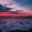 Gražus saulėlydis jūroje
