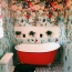Floraliniai vonios tapetai