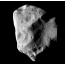 Asteroidi mustalla taustalla