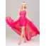 Kurzes rosa Kleid
