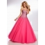 石のピンクのドレス