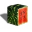 Square watermelon on a white background