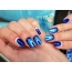 Blue manicure