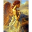 Oslikana slika anđela