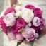 Pink roses and peonies