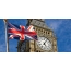 Big Ben, engelsk flagg