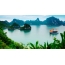 Vietnam paisaje marino