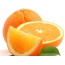 پرتقال در پس زمینه سفید