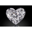 Diamond heart shape
