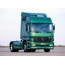 Tractor de camión verde Mercedes Actros